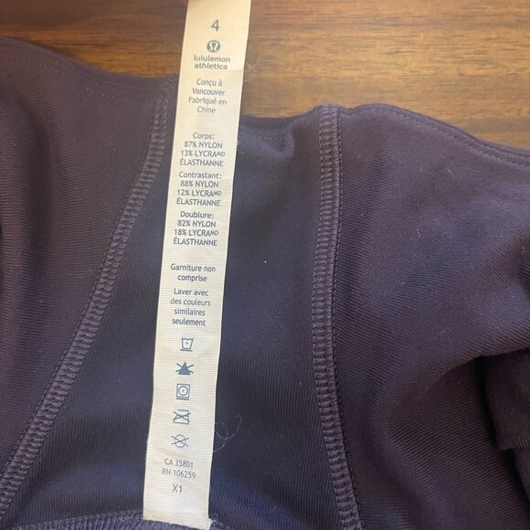 Lululemon Women's Bhakti Yoga Jacket size 4 grey tone, charcoal - Picture 4 of 9